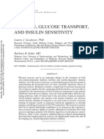 Exercise, Glucose Transport, and Insulin Sensitivity
