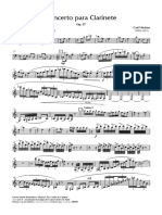 Concerto para Clarinete, Op. 57, EM1600 - Clarinete Solo - 000