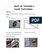 Experimento de Velocidad y Aceleración Instantánea - para Combinar