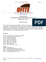 285-30 - Potassium Ion Test Kit