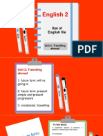 Use of English File: Unit 2: Travelling Abroad