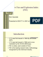 Dow Fire and Explosion Index Analysis