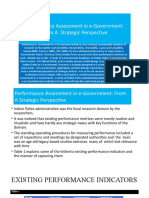 Performance Assessment in E-Government: From A Strategic Perspective