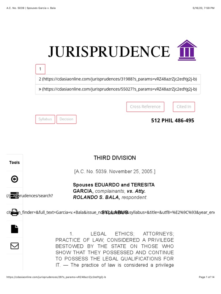 Jurisprudence Third Division PDF Lawyer Attorney's Fee