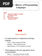 Chapter 2 - History of Programming Languages