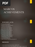 Marcos Achievements