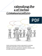 Basics Verbal Communication Skills