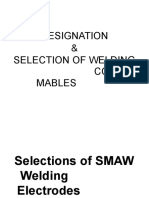 3 - SELECTION OF WELDING ELECTRODES - Student