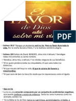 El Favor de Dios.