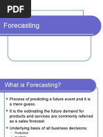 Forecasting