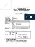 Técnicas de Alta Tensión