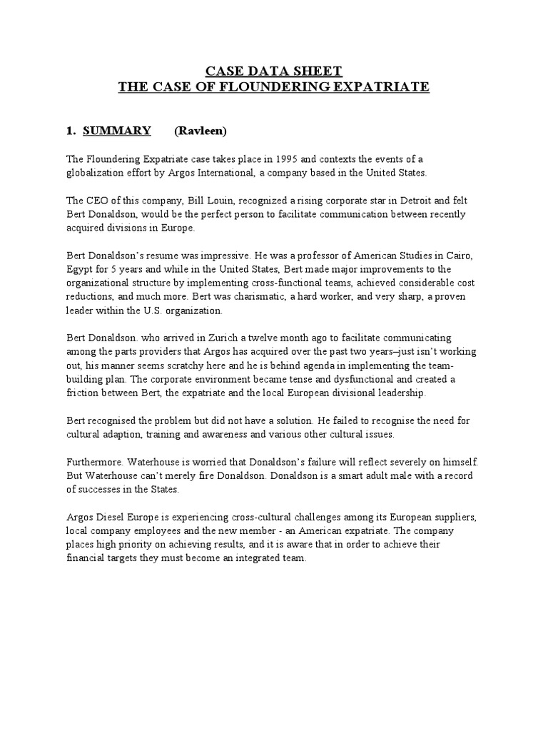 Cross-Cultural Challenges in Expat Management | PDF | Mentorship ...