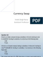 Currency Swap: Vivek Singh Rana Assistant Professor