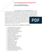 International Journal of Civil Engineering and Urban Planning (IJCVLE)