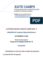 Actividad Masiva Create Camps 2018 - 2 PDF