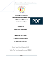 FYBSc Math Syllabus