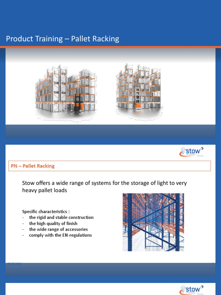 Pallet Racking System Training Guide | PDF | Pallet | Beam (Structure)