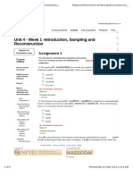 Unit 4 - Week 1 - Introduction, Sampling and Reconstruction: Assignment 1