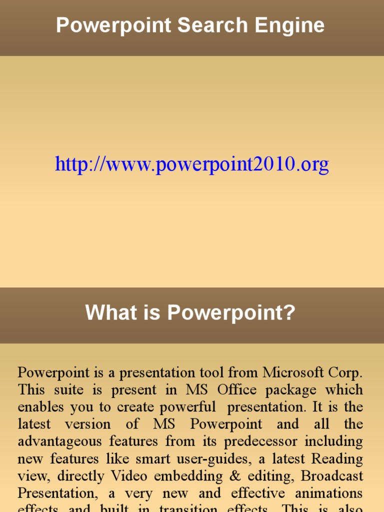 Powerpointsearchengine 111217044019 Phpapp01 PDF | PDF