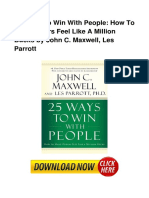 25 Ways To Win With People How To Make O PDF