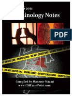 Criminology Notes (Manzoor Mazari) - Redacted