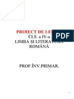 4 Proiect Lectie Rom