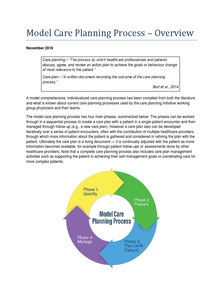 Comprehensive Care Planning Process Guide | PDF | Electronic Health ...