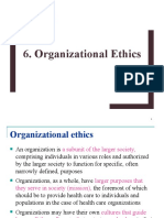 6 - Organizational Ethics