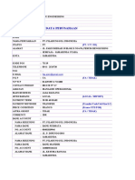 PT Data Form
