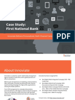 Case Study: First National Bank: Innoviate Delivers Personalized, Multi-Channel Campaigns With Raidar