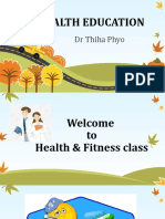 Health Education: DR Thiha Phyo