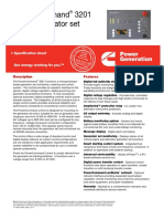 Powercommand 3201 Digital Generator Set Control: Description Features