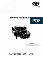 YANGDONG YSD490Q DIESEL ENGINE PARTS CATALOG