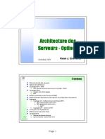 Architecture des serveurs - Options