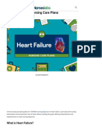 Heart Failure Nursing Care Plans - 15 Nursing Diagnosis - Nurseslabs