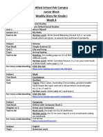 Grade 1 Weekly Diary 4 PDF
