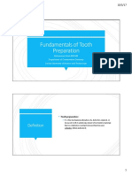 Fundamentals of Tooth Preparation