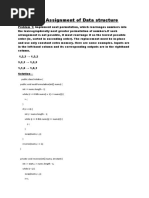 Day 1 Assignment of Data Structure