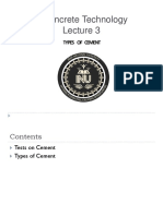 Lecture 3 CEMENT TYPES - PDF'