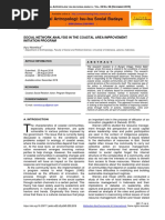 Jurnal Antropologi: Isu-Isu Sosial Budaya: Social Network Analysis in The Coastal Area Improvement Initiation Program