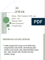 Oksidasi As - Lemak