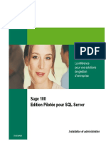 Edition Pilotee version SQL Server