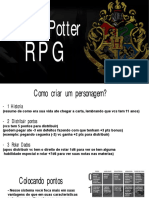 Harry Potter RPG - Como criar seu personagem