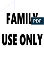 Family Use Only PDF