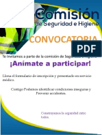 Convocatoria Comision SEGURIDAD E HIGIENE