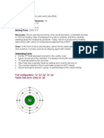 (SIL-i-ken) : Full Configuration: 1s 2s 2p 3s 3p Noble Gas Form: (Ne) 3s 3p