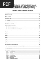 Plano Oficial de Contabilidade Dec Lei74 98