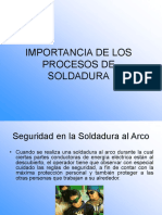 Importancia de Los Procesos de Soldadura PDF
