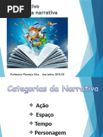 Texto narrativo - categorias da narrativa