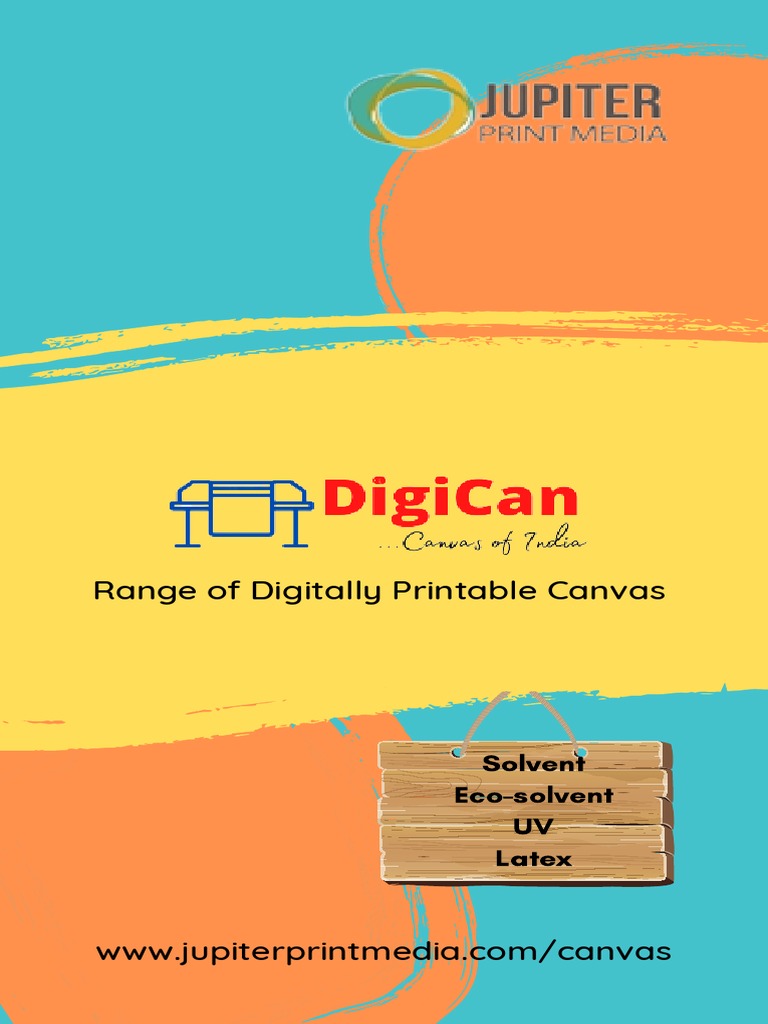 Range of Digitally Printable Canvas: Solvent Eco-Solvent UV Latex | PDF